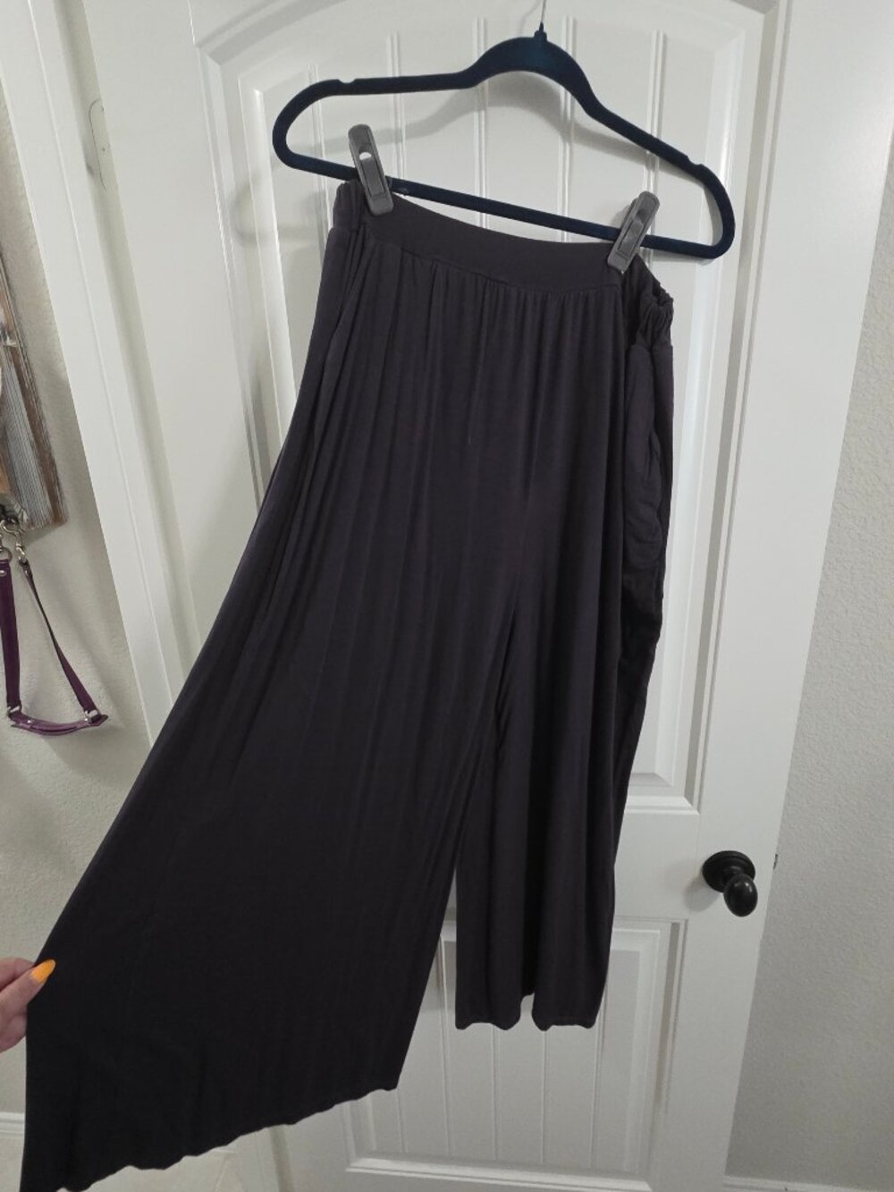 HaremPants.com Deep Eggplant Flowy Harem Palazzo Pants Boho